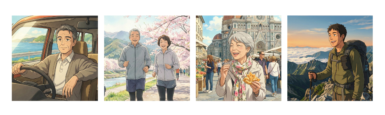 坐骨神経痛が改善して人生を楽しんでいる人達